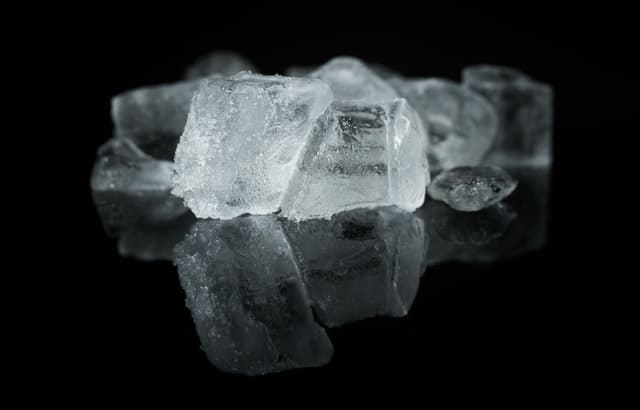 Ice cubes can be used to water plants