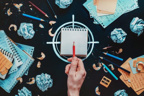 Canva – Writer at work_ deciding on goal Canva - Writer at work_ deciding on goal